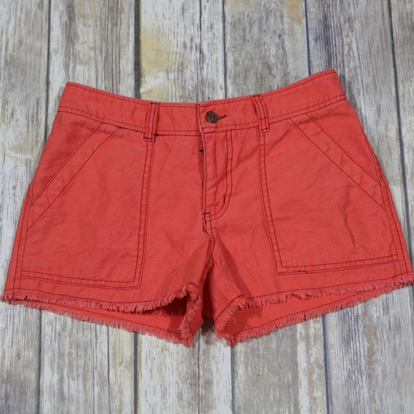 Free People Pants - Free People Frayed Hem Denim Jean Shorts